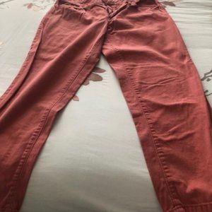 LOFT Pink Boyfriend Jeans